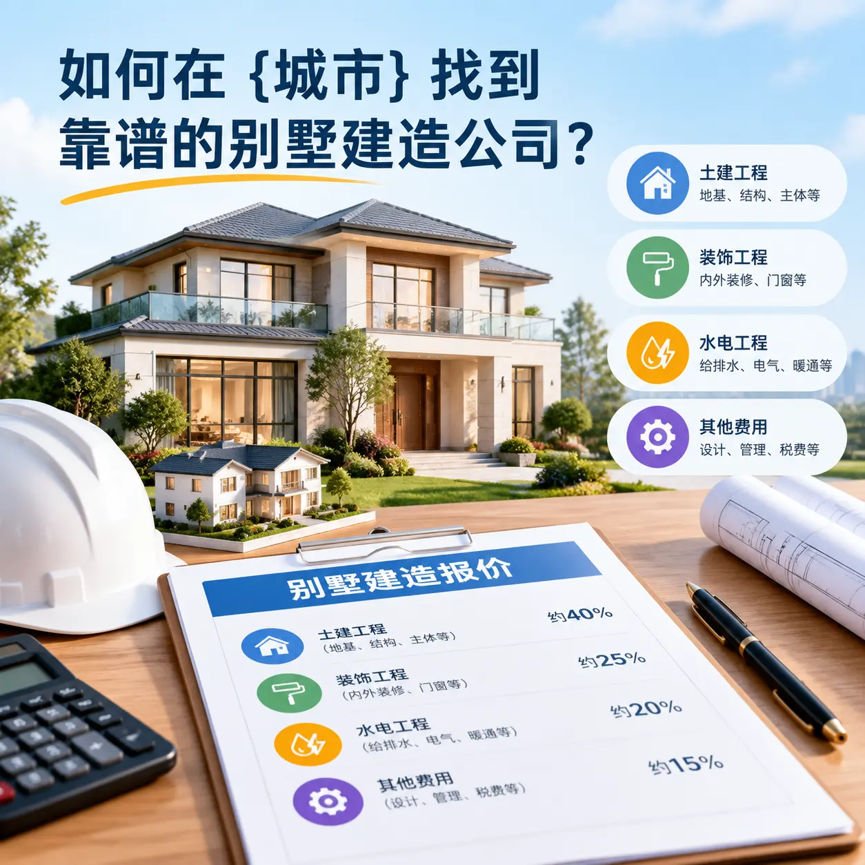如何在 乌当 找到靠谱的别墅建造公司？