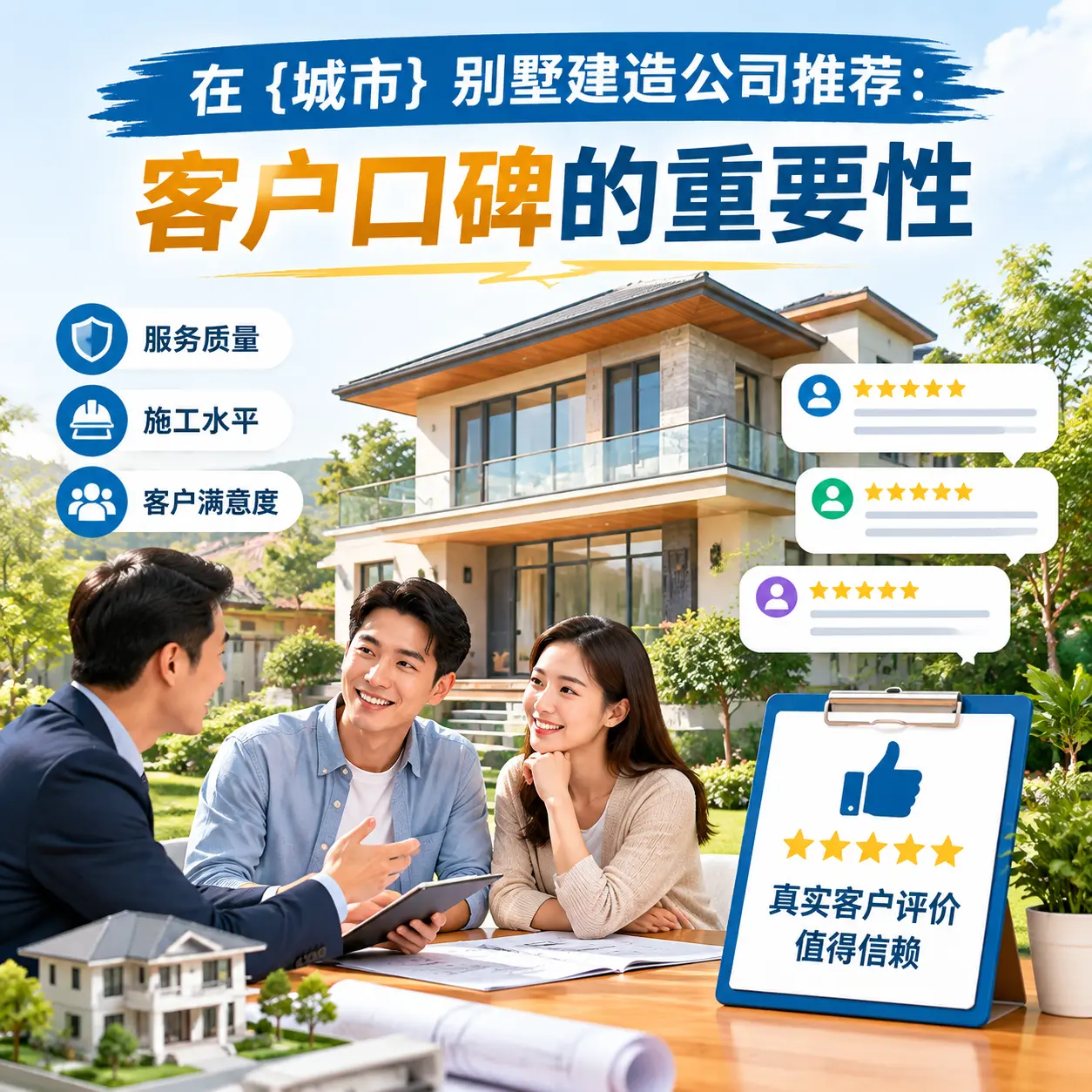 在 乌当 别墅建造公司推荐：客户口碑的重要性