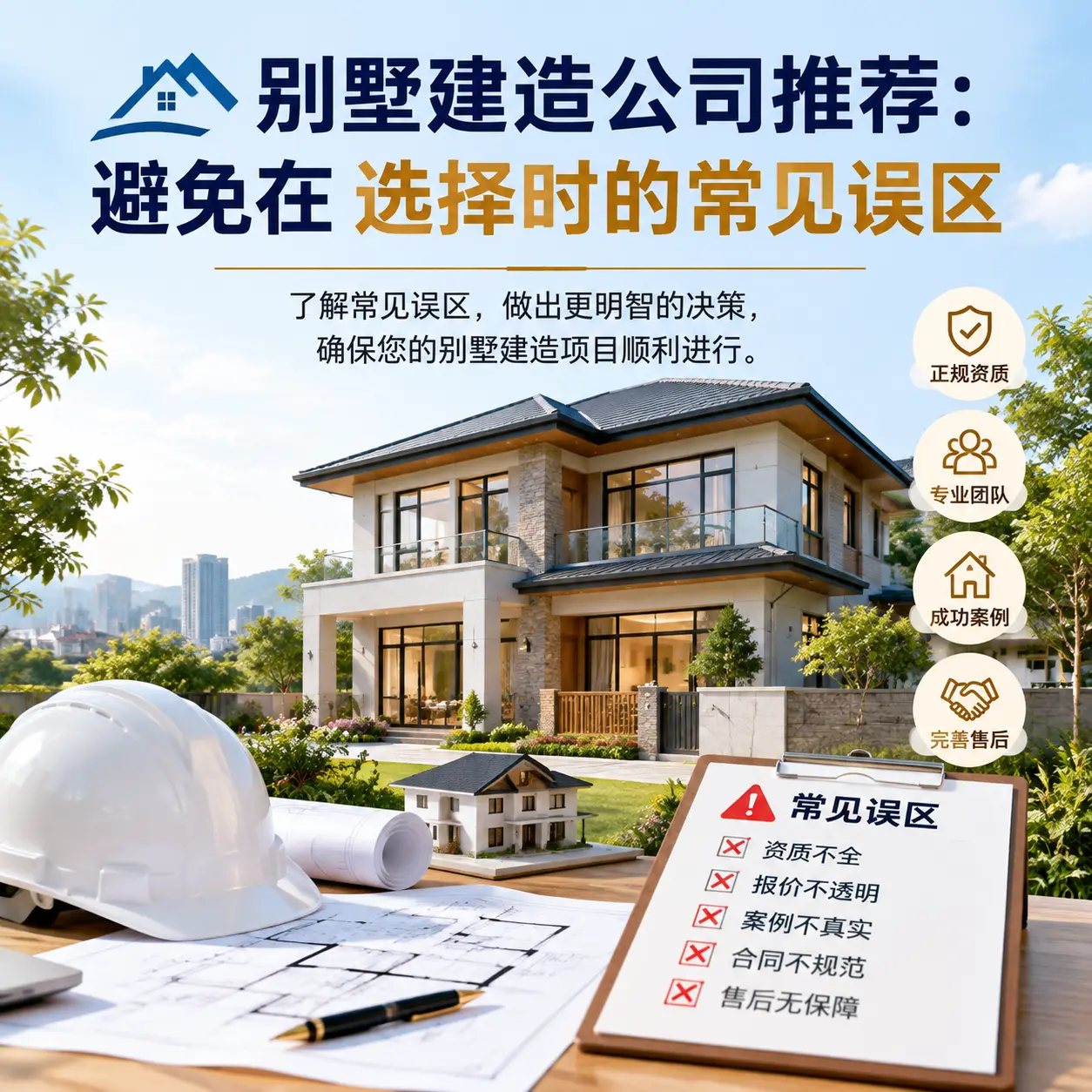 别墅建造公司推荐：避免在 乌当 选择时的常见误区