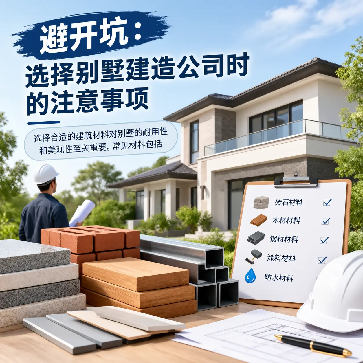 避开坑:选择 乌当 别墅建造公司时的注意事项