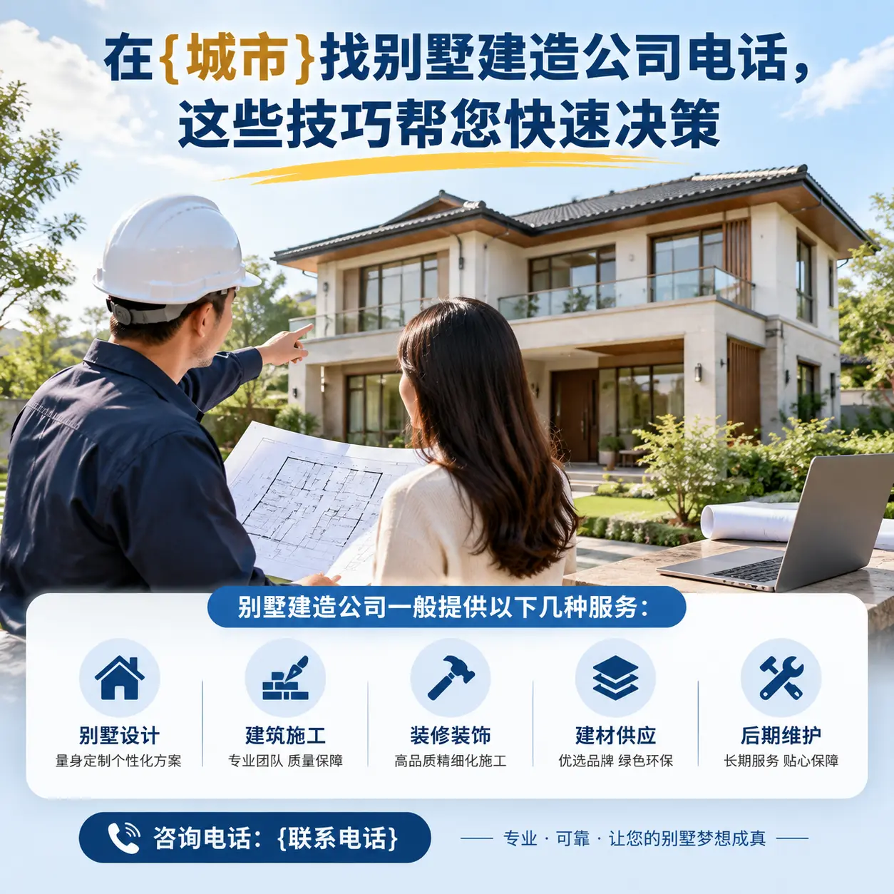 在乌当找别墅建造公司电话，这些技巧帮您快速决策
