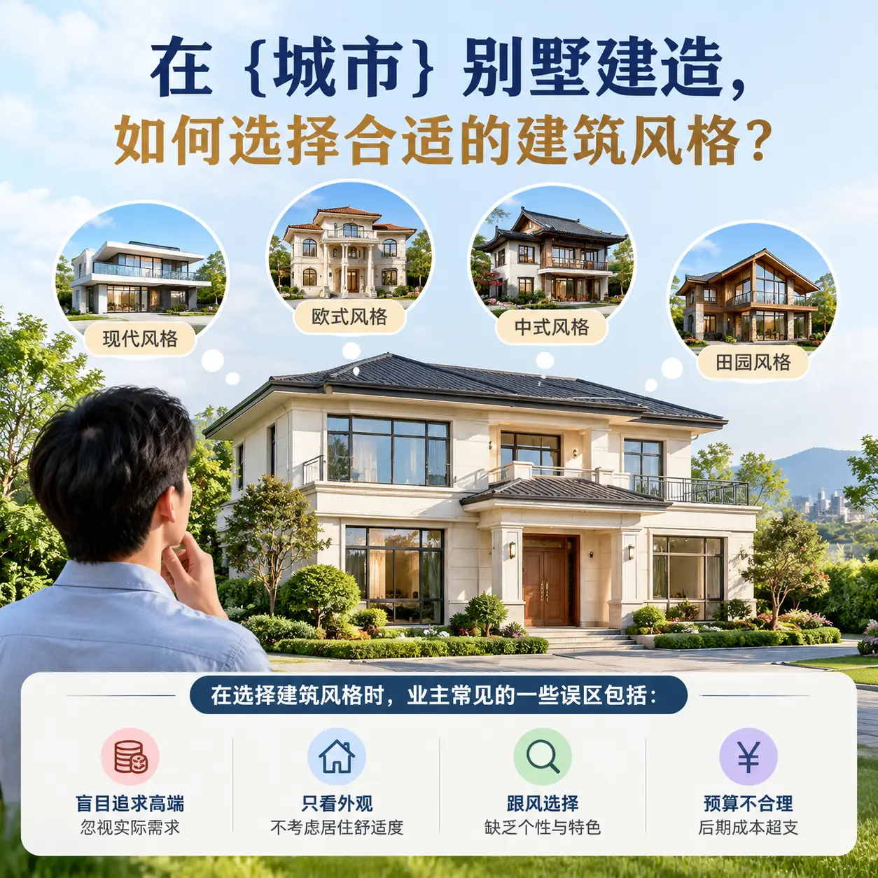 在 乌当 别墅建造，如何选择合适的建筑风格？
