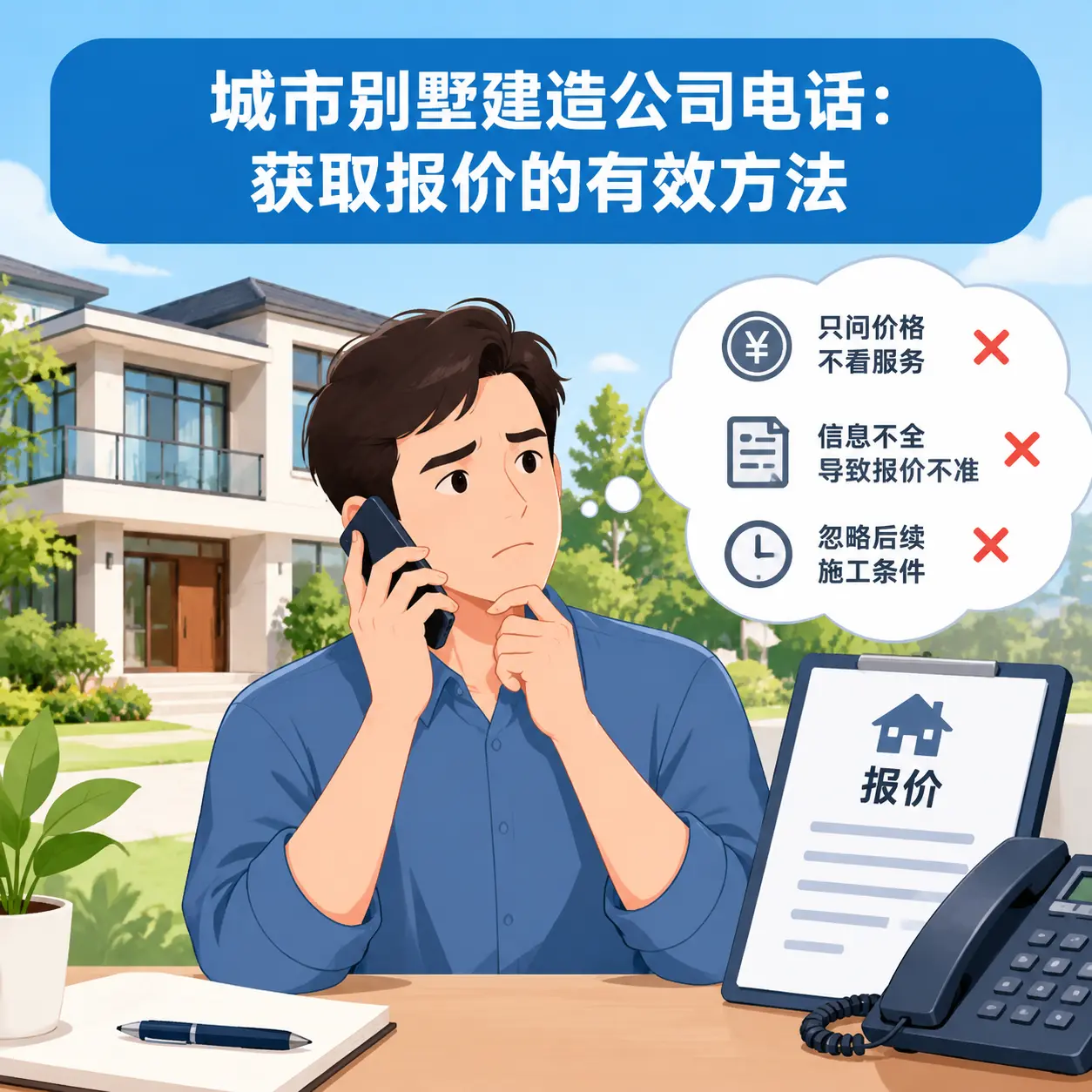 乌当别墅建造公司电话：获取报价的有效方法