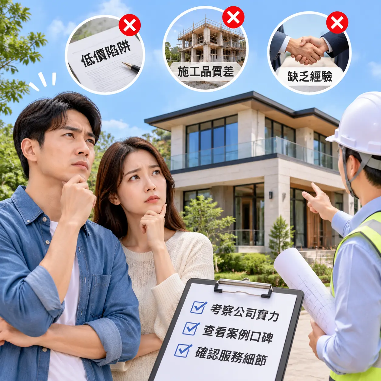 如何在 乌当 选择最佳别墅建造公司推荐?